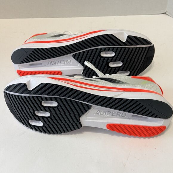 NWT Adidas Men’s Size 9.5 Adizero SL2 LightStrike Pro White/Black/Orange w/o Box - Picture 8 of 8